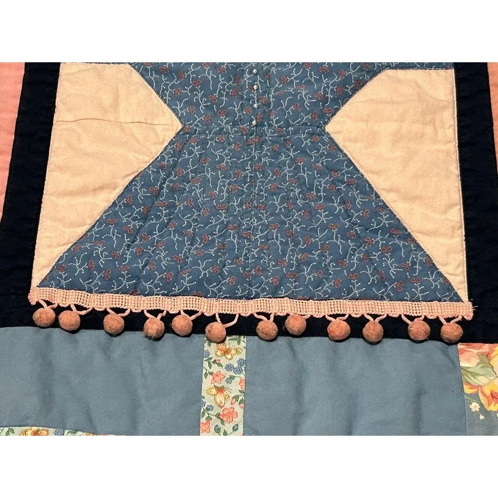 Handmade Dress Lap Quilt 46.5x38 By Covered in Love Quilt Ministry‎ 2015